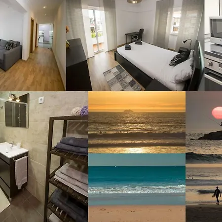 Ocean Avenue Beach Surf Sun アパート Quinta de Santo António